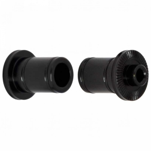 Kapsle osi piasty przedniej NOVATEC D791SB Alu QR czarne