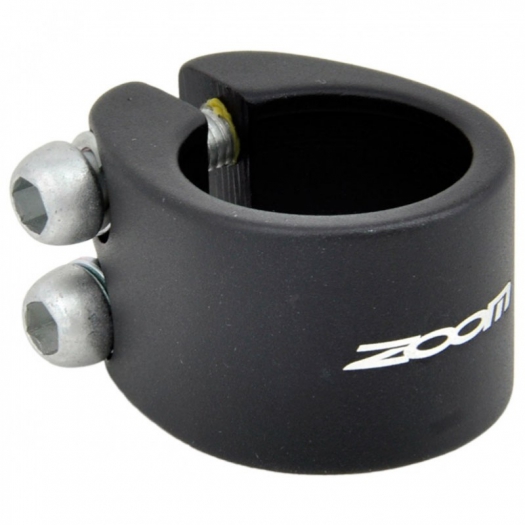 Obejma siodła AT-82 2xŚruba 28.6mm BMX czarny mat