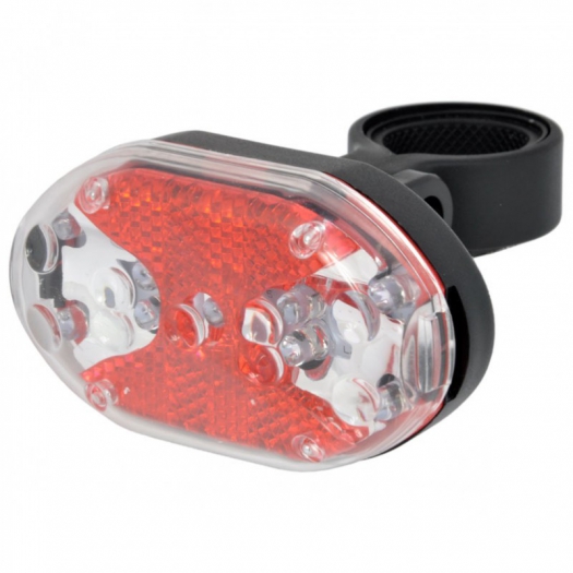 Lampka rowerowa tylna XC-748T 9LED baterie