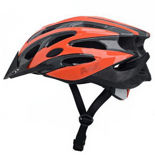 Kask rowerowy Prox Thunder XL 61-63cm czerwony-karbon look