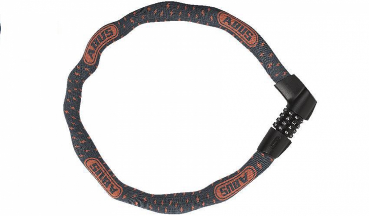 Zapięcie rowerowe Abus Tresor 1385/75 szyfr szare