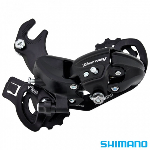 Przerz.tył RD-TY300B 6/7s;Hak;Shimano;CZARNA;BOX