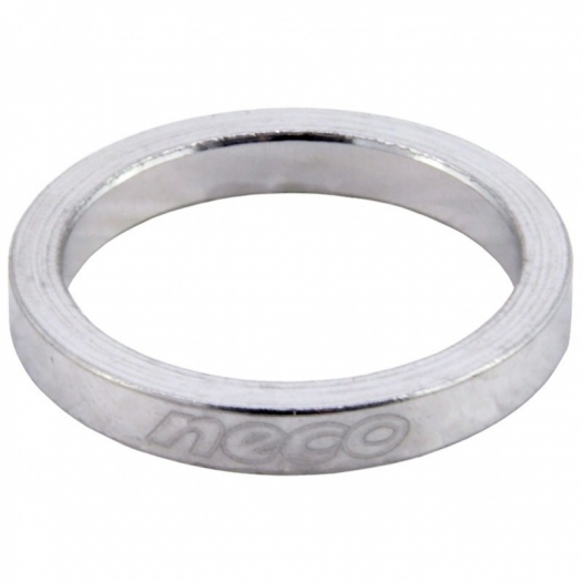 Podkładka steru Neco 28.6x5mm srebrna
