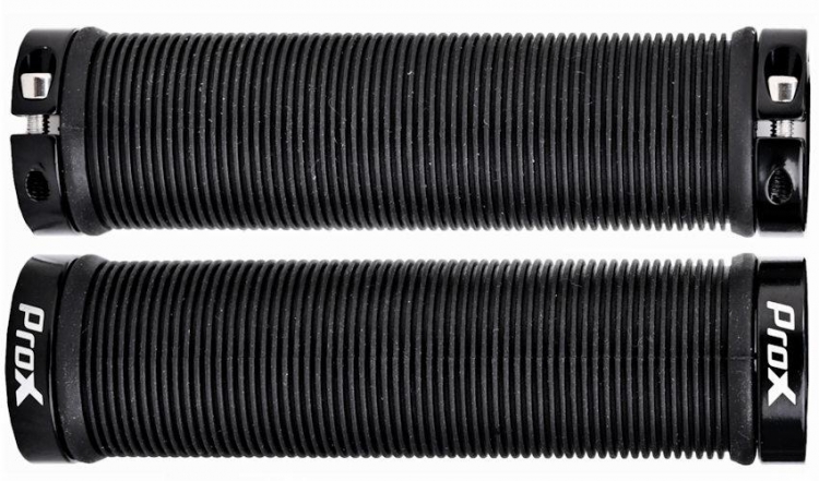 Chwyty rowerowe Prox GP-51a czarne 130mm skręcane - B