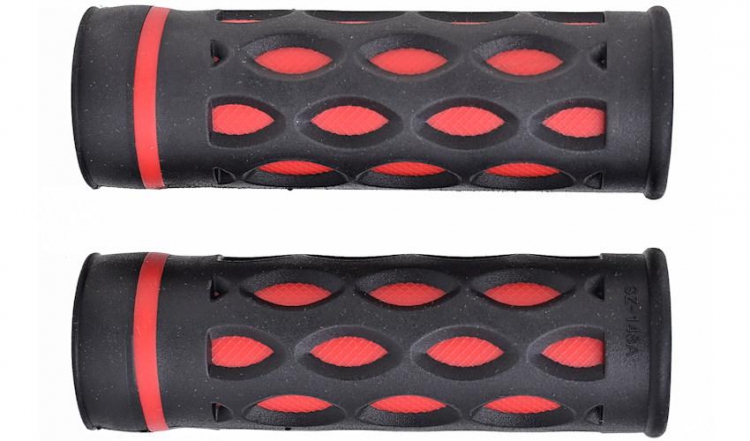Chwyty rowerowe Prox gp-48a czerwono-czarne 95mm