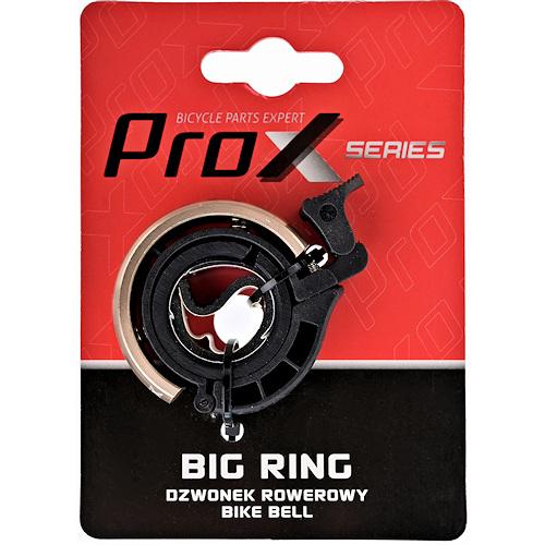 Dzwonek rowerowy Prox big ring l01 złoty alu