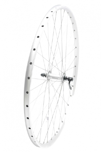 Koło rowerowe przednie 28 Shimano fht3000 srebrne