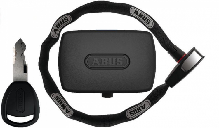 Zapięcie rowerowe Abus Alarmbox +  Catena 6806k/75