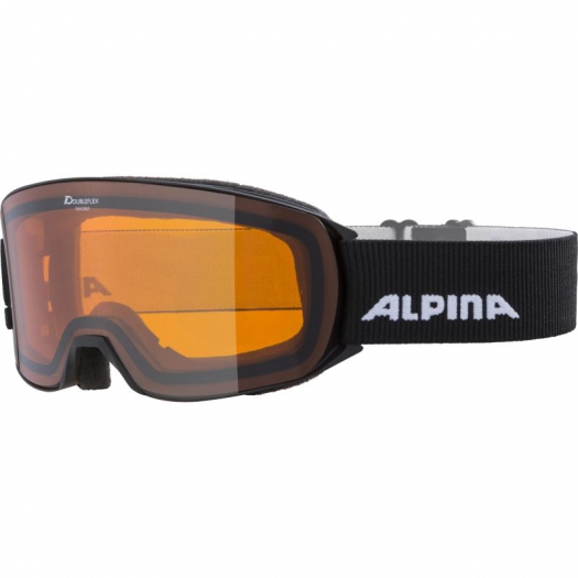 Gogle narciarskie Alpina m40 Nakiska czarny matt szkło dh 