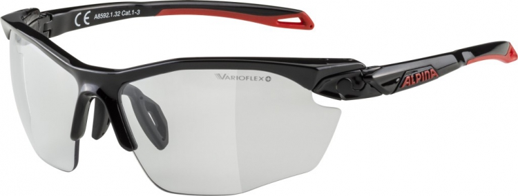 Alpina okulary twist five hr v kolor black-red szkło black cat.1-3 fogstopa8592132