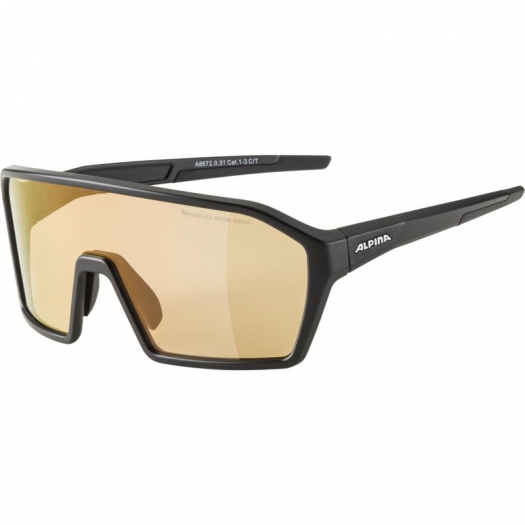 Okulary Alpina RAM Q-LITE V czarne mat/czerwone
