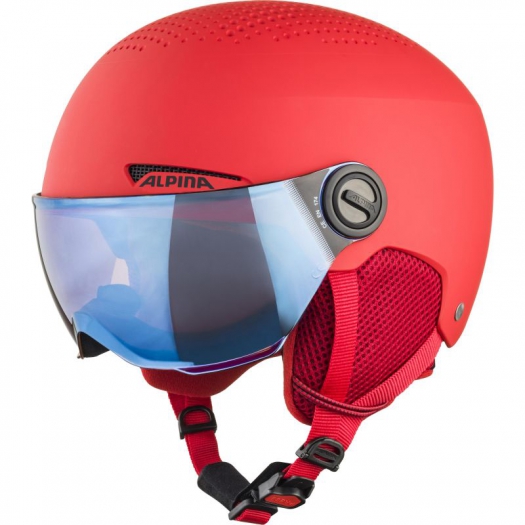 Alpina kask zimowy zupo visor red matt 51-55 new 2021a9229260