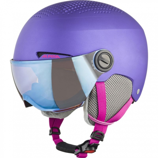Alpina kask zimowy zupo visor violet matt 51-55 new 2021a9229261