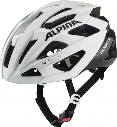 Kask rowerowy Alpina Valparola white-black matt L