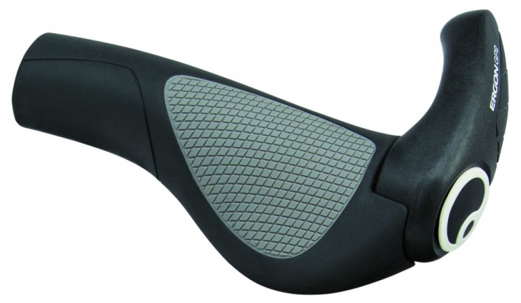 Chwyty rowerowe Ergon grip gp2 czarno-szare