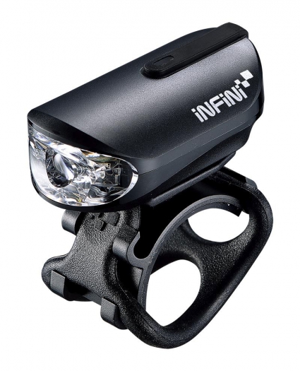 Lampa rowerowa przednia Infini Olley czarna USB