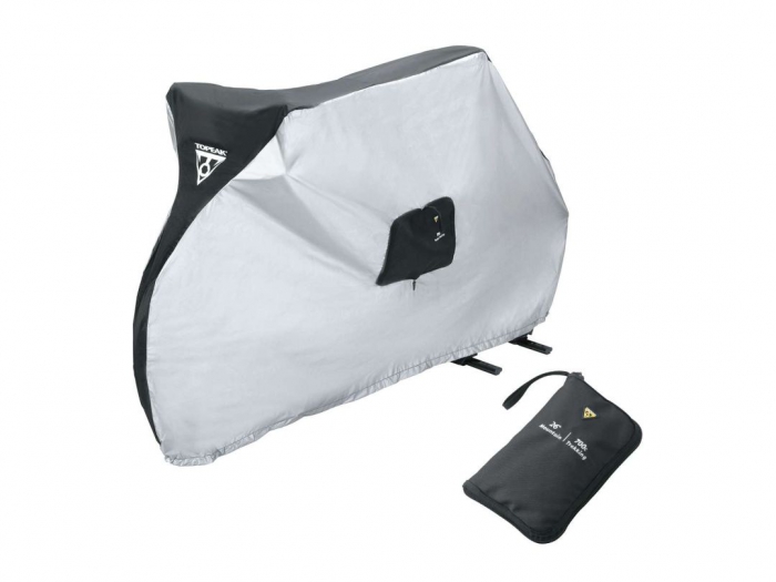 Pokrowiec na rower Topeak czarno-srebrny