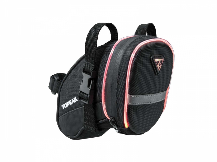Topeak iglow torba podsiodłowa aero wedge iglow medium (0,5w led, paski)t-tig-aw05