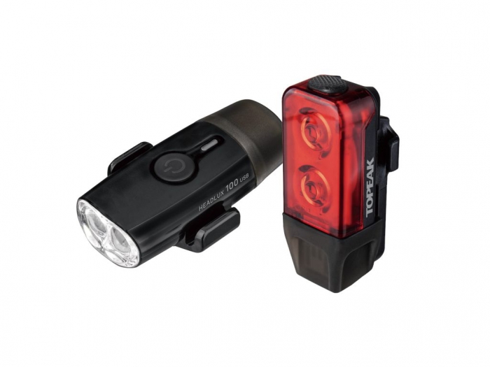 Zestaw lampek rowerowych Topeak Powerlux Combo USB