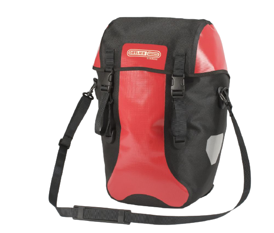 Sakwy rowerowe Ortlieb Bike-Packer Classic czerwono-czarne 40l 