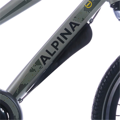 Alpina spatb set Trail 20-22 pvc black