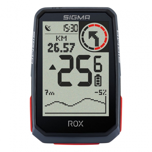Licznik rowerowy Sigma ROX 4.0 black hr setsig-01062