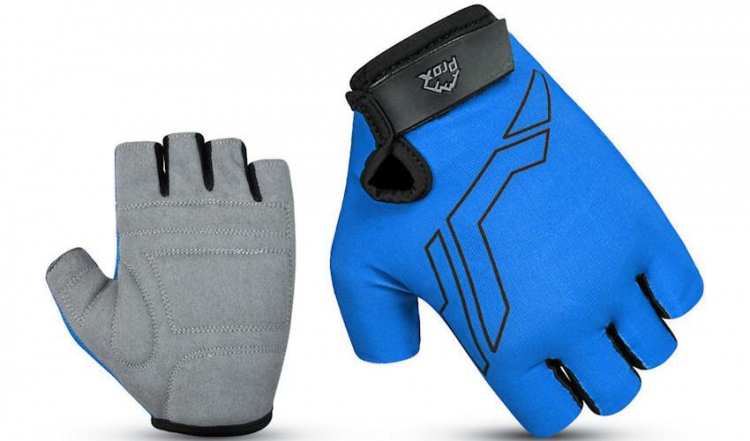 Rękawiczki rowerowe Prox Basic niebieskie XXL
