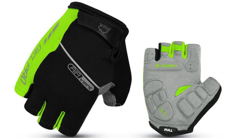 Rękawiczki rowerowe Prox Selected zielone XL