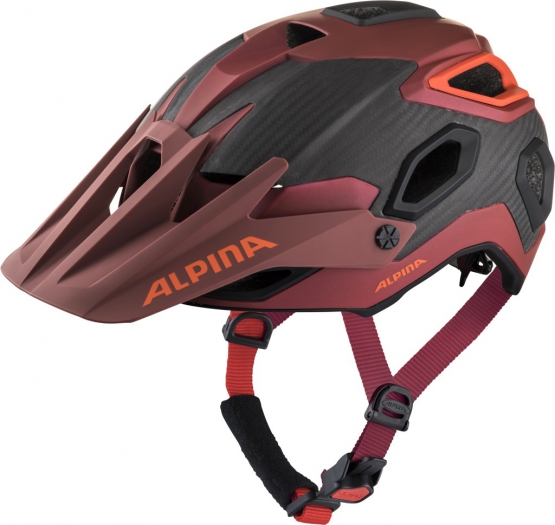 Kask rowerowy Alpina Rootage Indigo Cherry 52-57 
