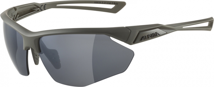 Okulary rowerowe Alpina Nylos szkło czarne cat.3