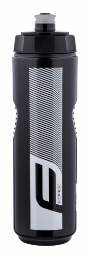 Bidon rowerowy Force Quart  0,9L czarno-biały