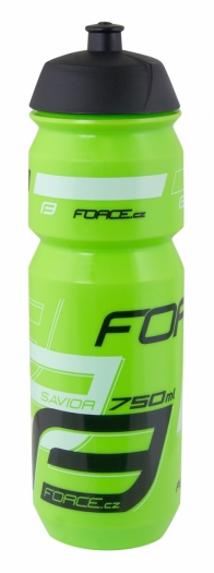 Bidon rowerowy Force Savior Ultra 0,75L biały zielony