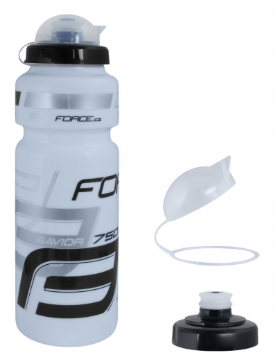 Bidon rowerowy Force Savior Ultra 0,75L biały