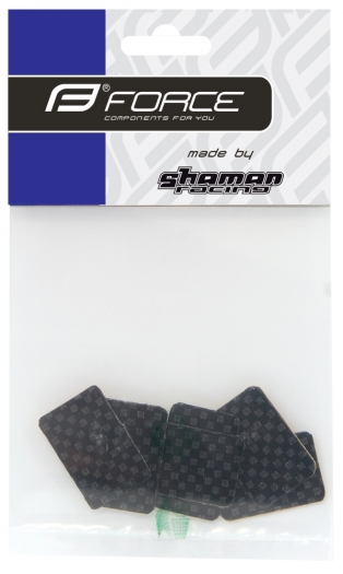 Naklejki na ramę Force 6 sztuk Carbon