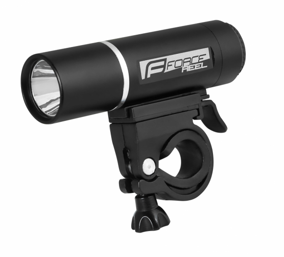 Lampka przednia rowerowa Force Reel 140LM czarna