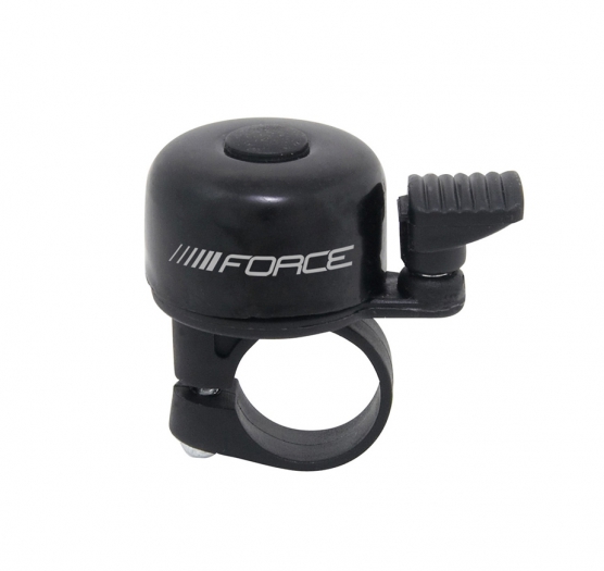 Dzwonek rowerowy Force Mini plastik czarny