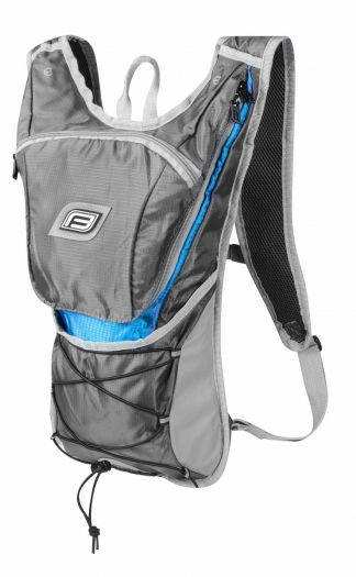 Plecak rowerowy Force Twin 14L szaro-niebieski