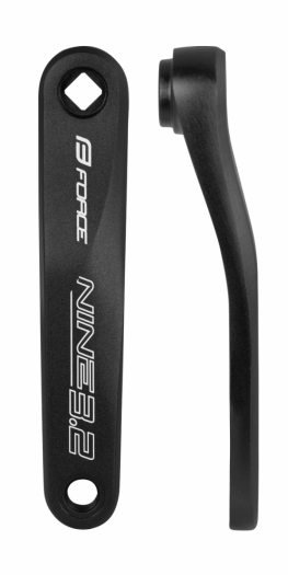 Lewe ramię korby FORCE NINE3.2 175mm alu czarne