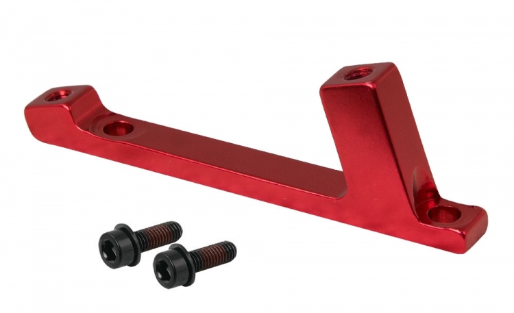 Przedni adapter FORCE POST/ POST 180mm czerwony