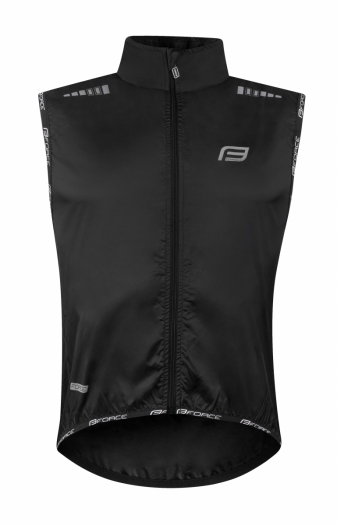 Kamizelka FORCE V48 rowerowa, czarna M
