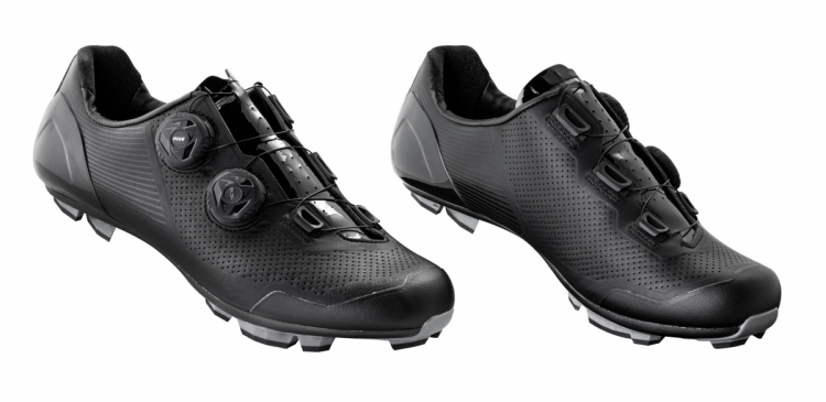 Buty rowerowy FORCE MTB WARRIOR CARBON czarne 39