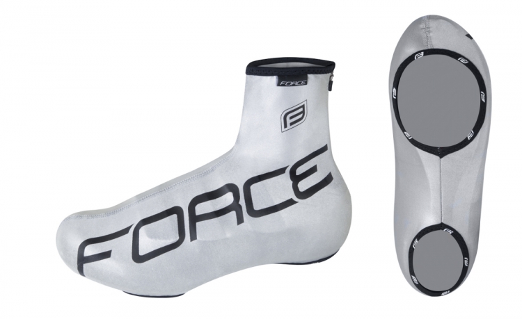 Ochraniacze na buty FORCE FLARE odblaskowe M