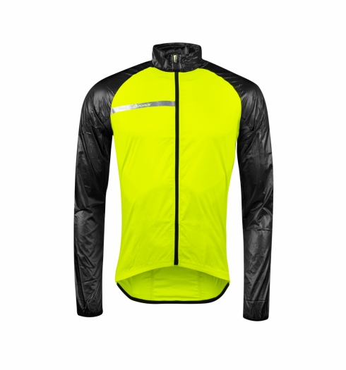 Kurtka FORCE WINDPRO KID fluo-czarna 140-153