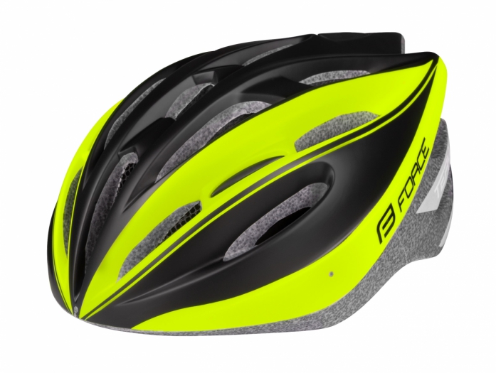 Kask rowerowy Force Tery czarno-fluo L-XL