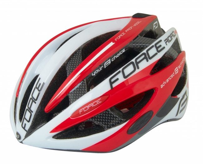 Kask rowerowy junior Force Road Pro czerwony XS/S