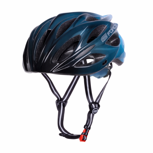 Kask rowerowy Force Bull Hue czarno-niebieski L-XL