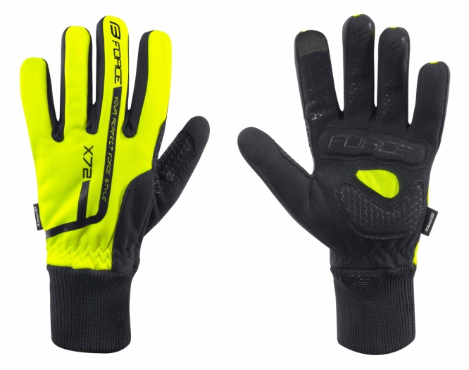 Rękawice zimowe FORCE X72, fluo M