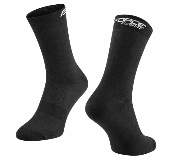 Skarpetki rowerowe Force Elegant czarne L-XL