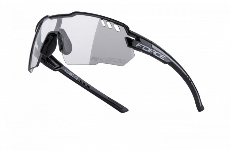 Okulary sportowe FORCE AMOLEDO czarno-szare