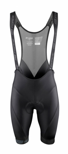 Spodenki z wkładką Force B51 czarne XL